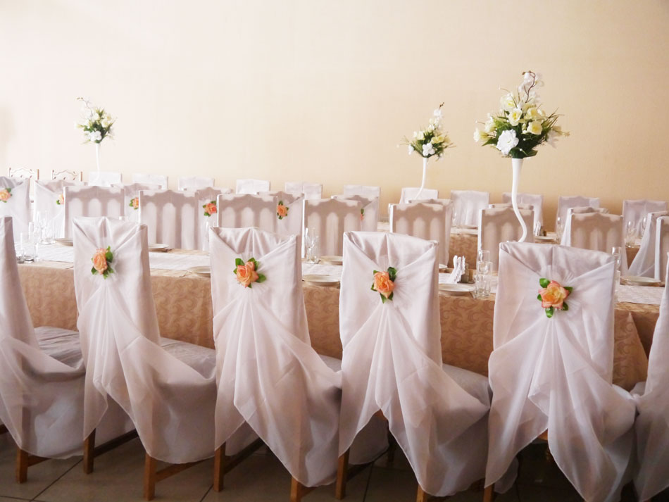 оформление свадебного зала в фиолетовом цвете ресторан Империя п.Жемчужный 8847